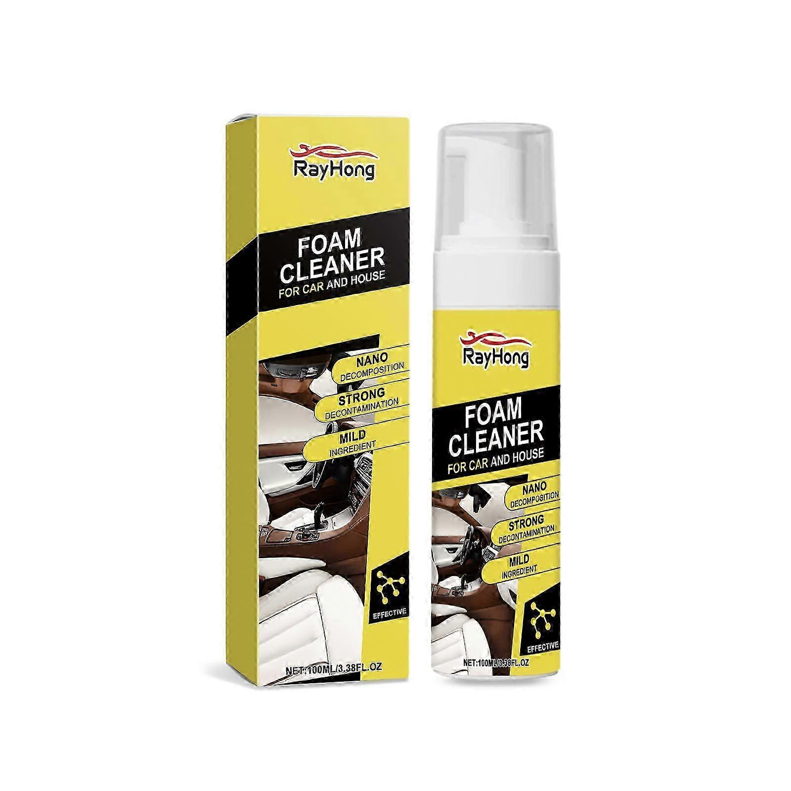 Multi-Functional Foam Car Cleaner, Interior Seat Instrument Panel Cleaning Stain Curing Cleaner