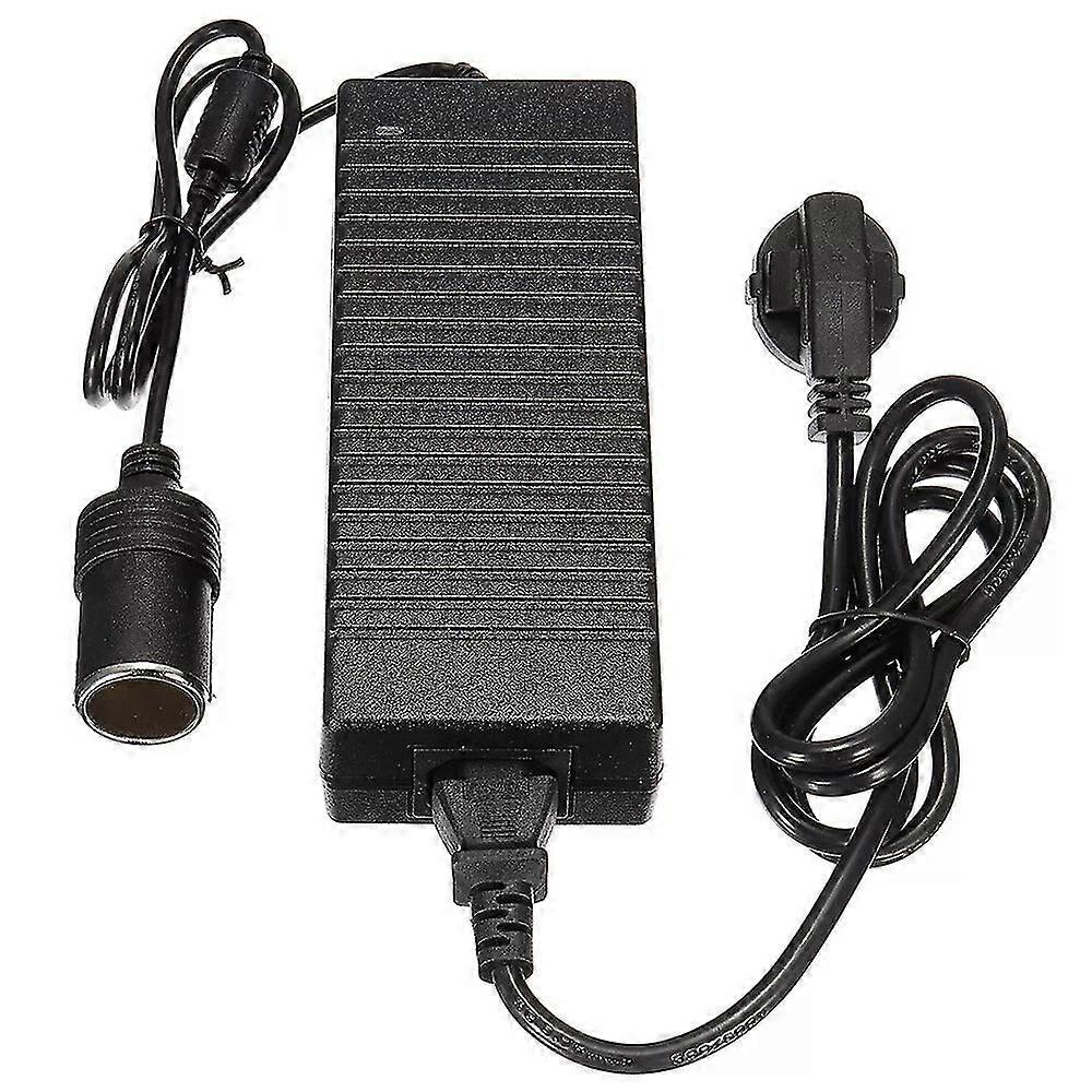 220v To 12v CarLighter Socket Household Power Adapter Voltage Converter1pc-black