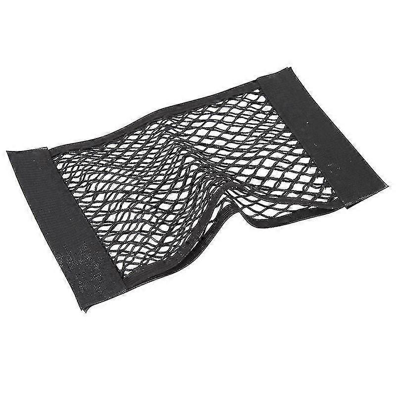 Car Trunk Storage Net, 4 Pcs, 40x25cm, Car Trunk Pocket Organizer Bag Organizers, Car Storage Net Bag With Elastic Magic Sticker For Car Luggage Bag Q