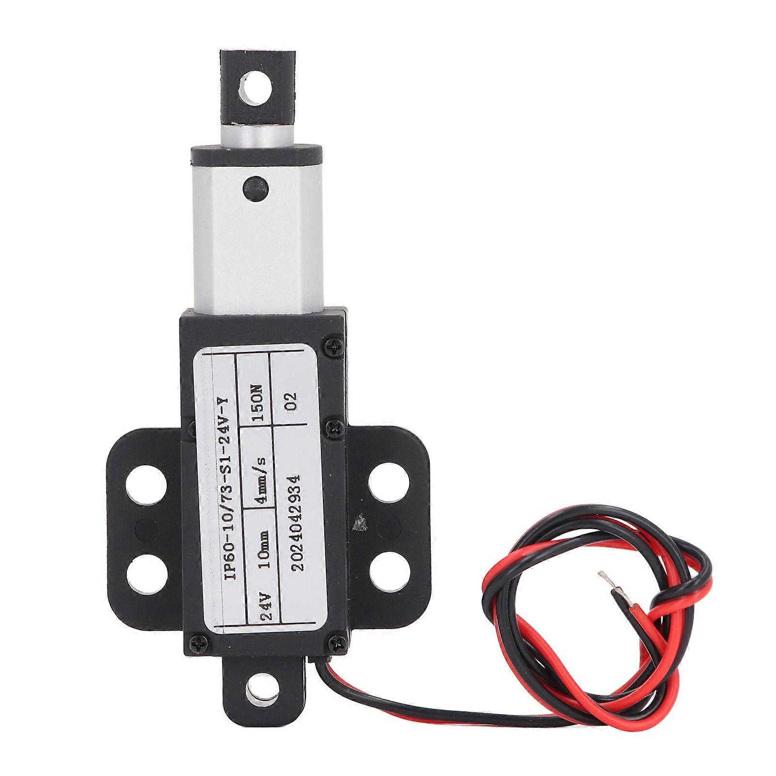 Electric Micro Linear Actuator 4mm/s 150N Thrust 10mm Stroke IPX4 ...