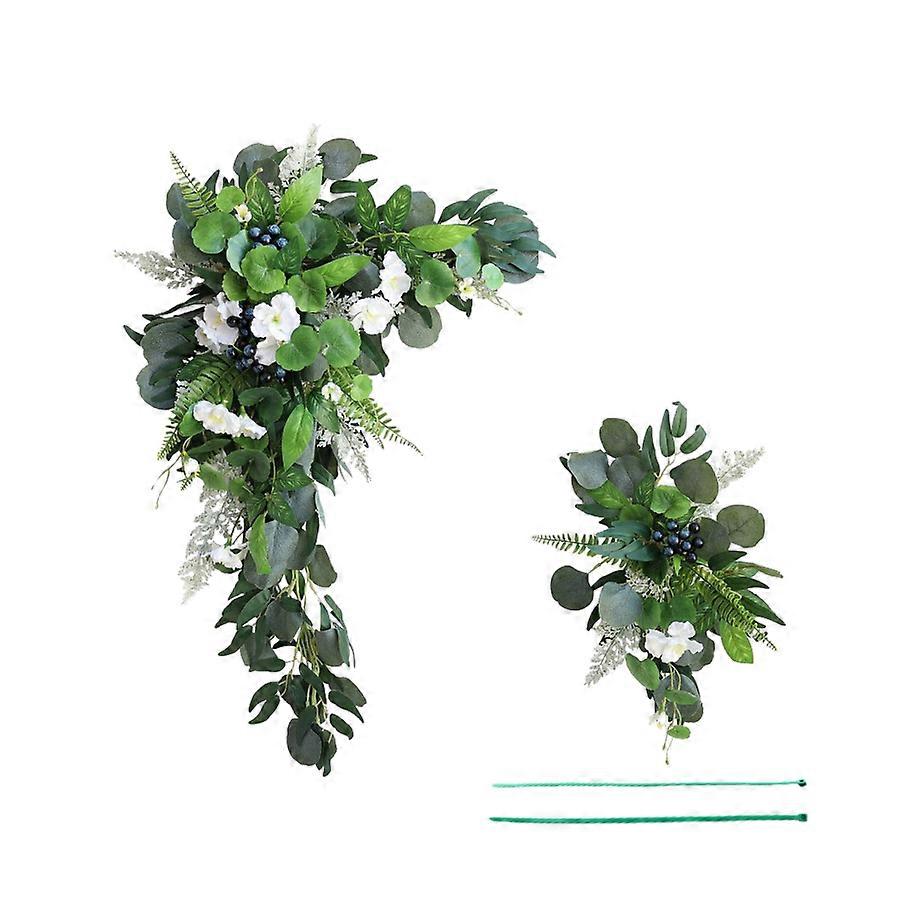 Artificial Flower Swag with Iron Wire Support