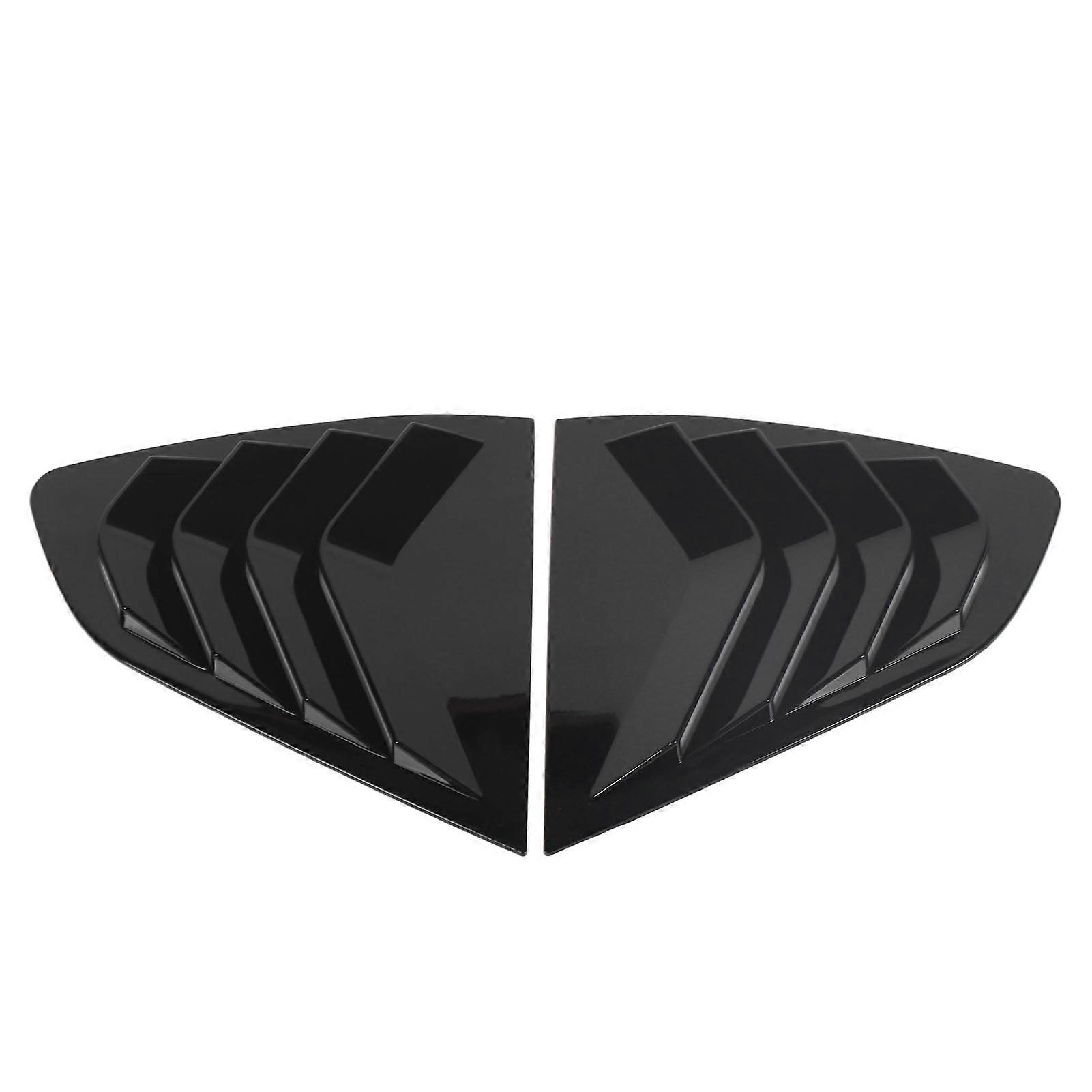 2PCS Rear Shutter Left Right Improve Streamline Elegant Window Louvers Scoop Cover Blinds for X4 G02 2018 Onwards