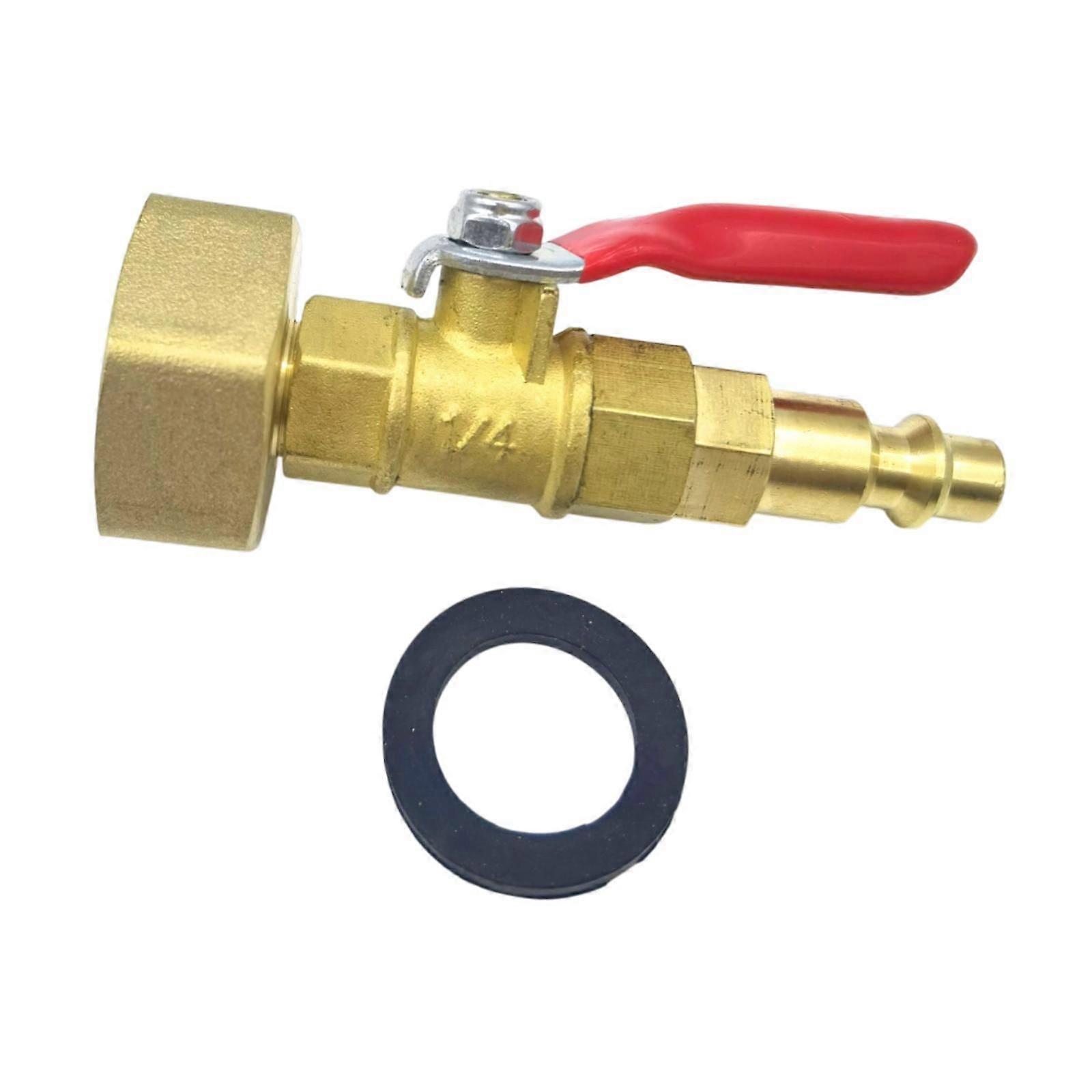 RV Winterize Blowout Adapter 1/4 "قابس توصيل سريع لمجموعة الري قارب 1 خيط داخلي