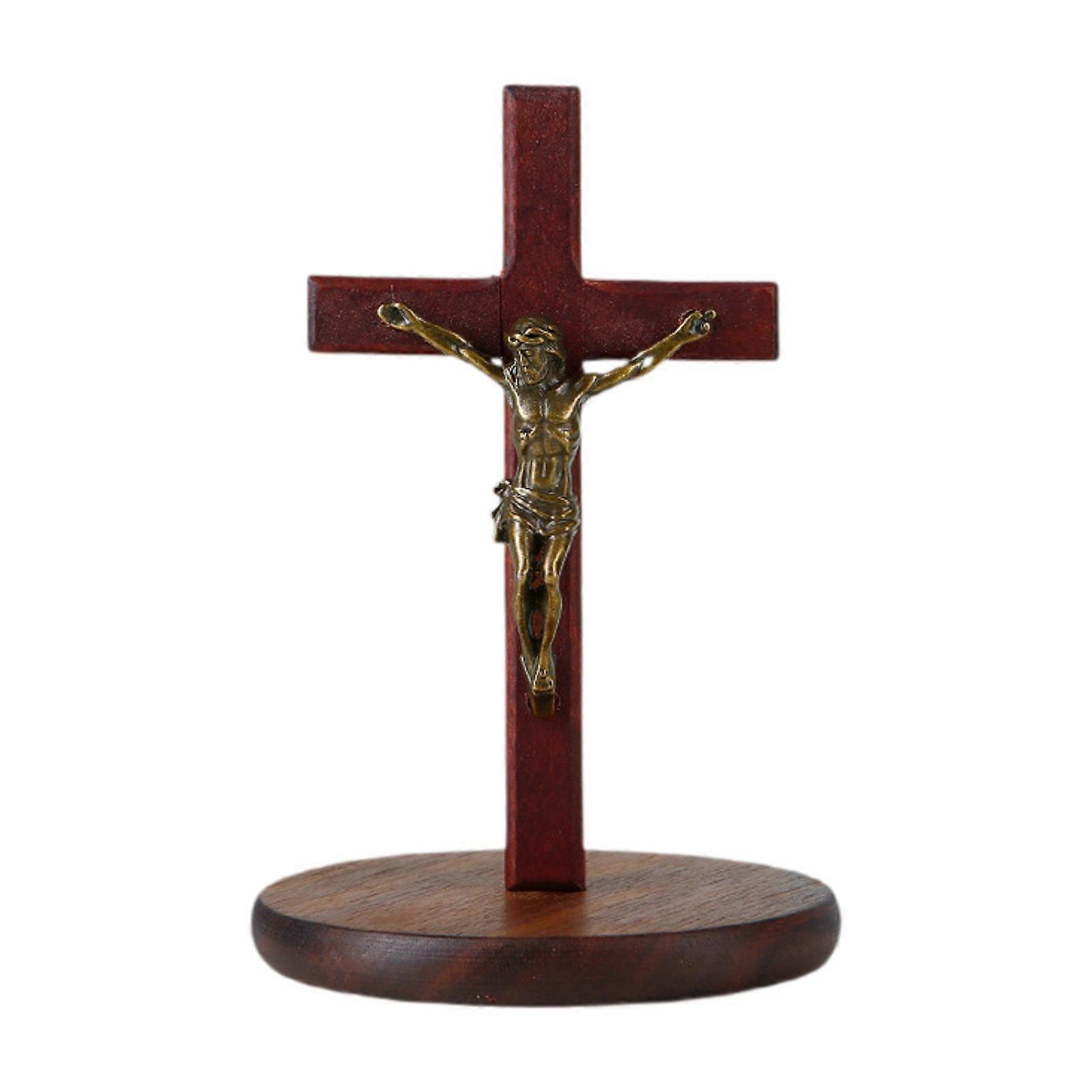 Juliana Figurine Jésus Sur La Croix - Ornement Religieux En Céramique - Décoration Spirituelle