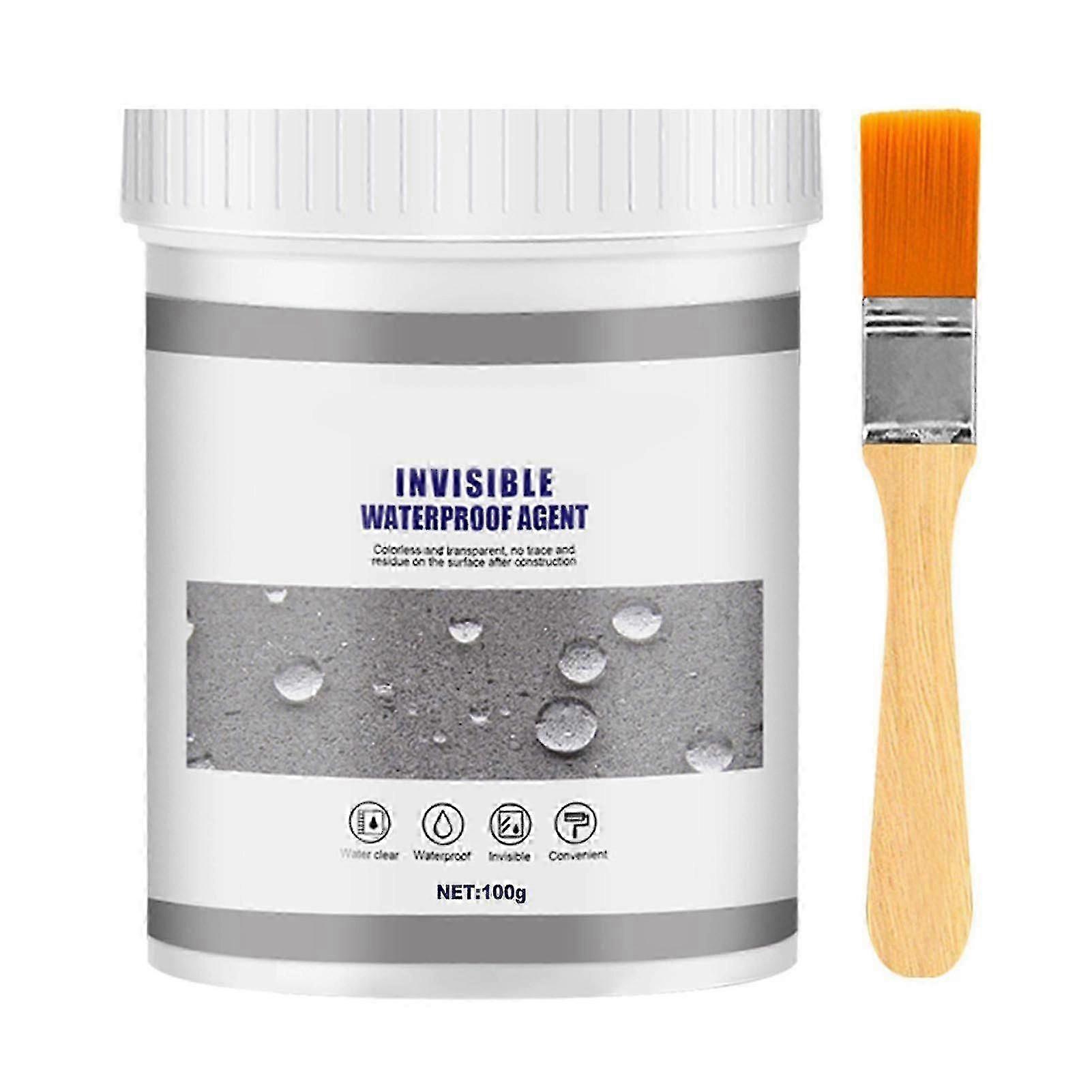 Jaysuing Waterproof Agent Transparent Anti Leaking Invisible Insulation Sealant With Brush For Wall Tile Cement