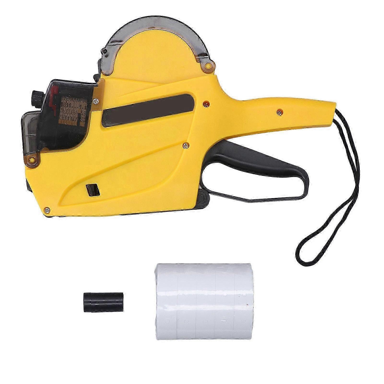 Price Tag Gun Professional Efficient Double Rows 10 Digits Tagging Gun for Supermarket Retail Shop Grocery Store