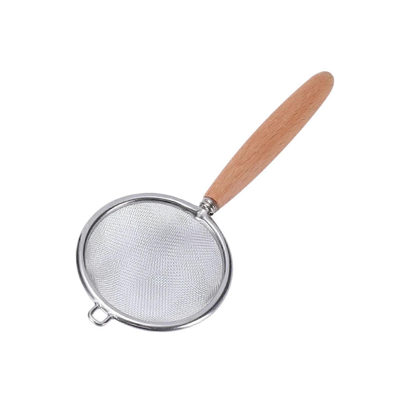 Metal Juice Strainer - Household Flour And Food Sieve, Kitchen Sieve, Durable Metal Mesh