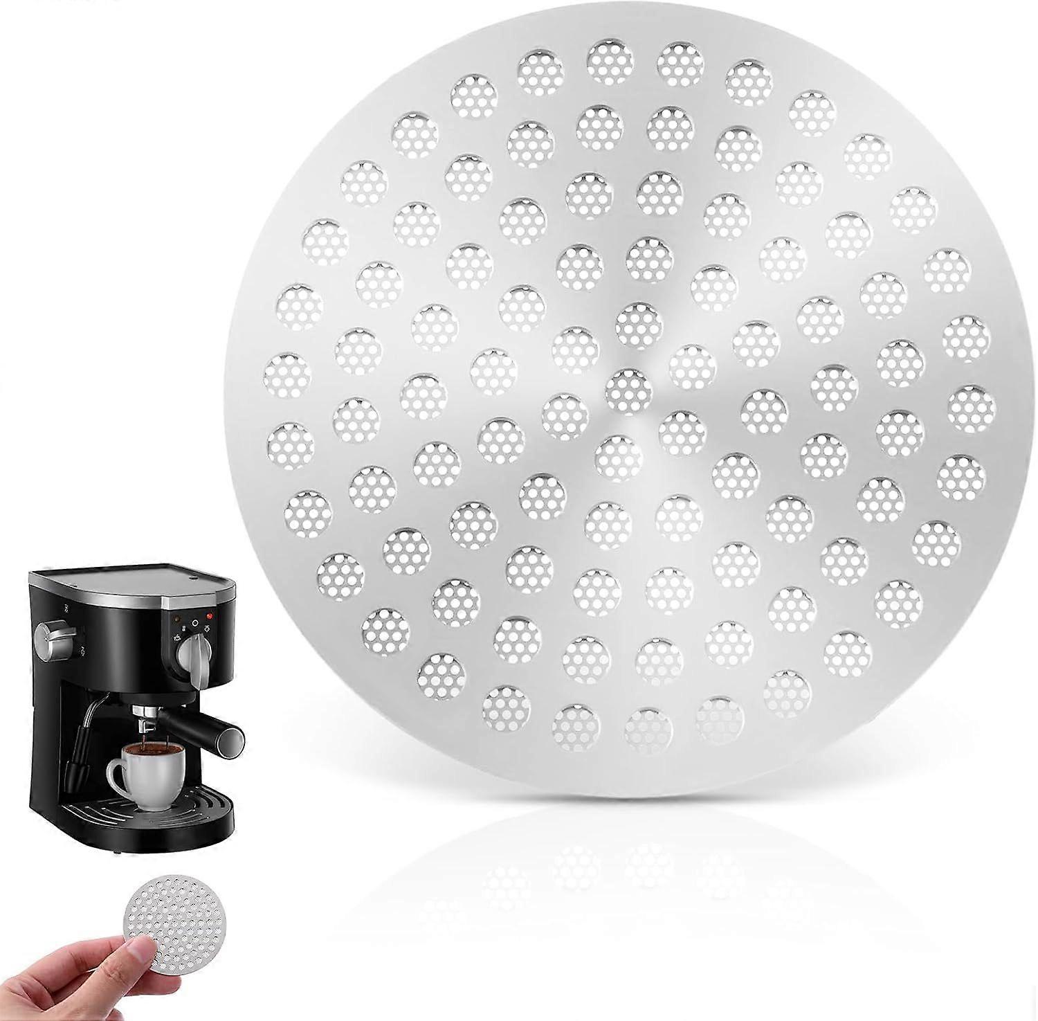 51mm Espresso Puck Screen, 1.1mm Thickness, Reusable Stainless Steel Filter for Espresso Portafilter (51mm)