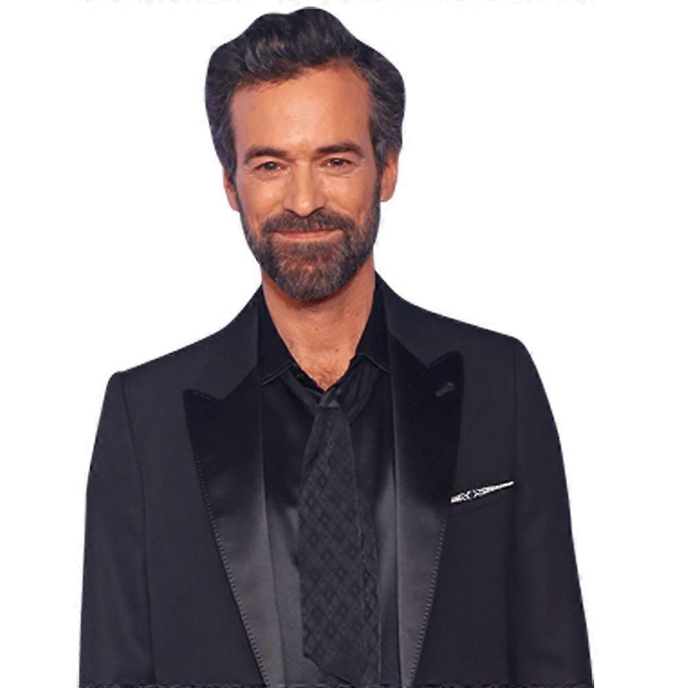 Romain Duris (Schwarzer Anzug) Halbkörper Buddy Ausschnitt