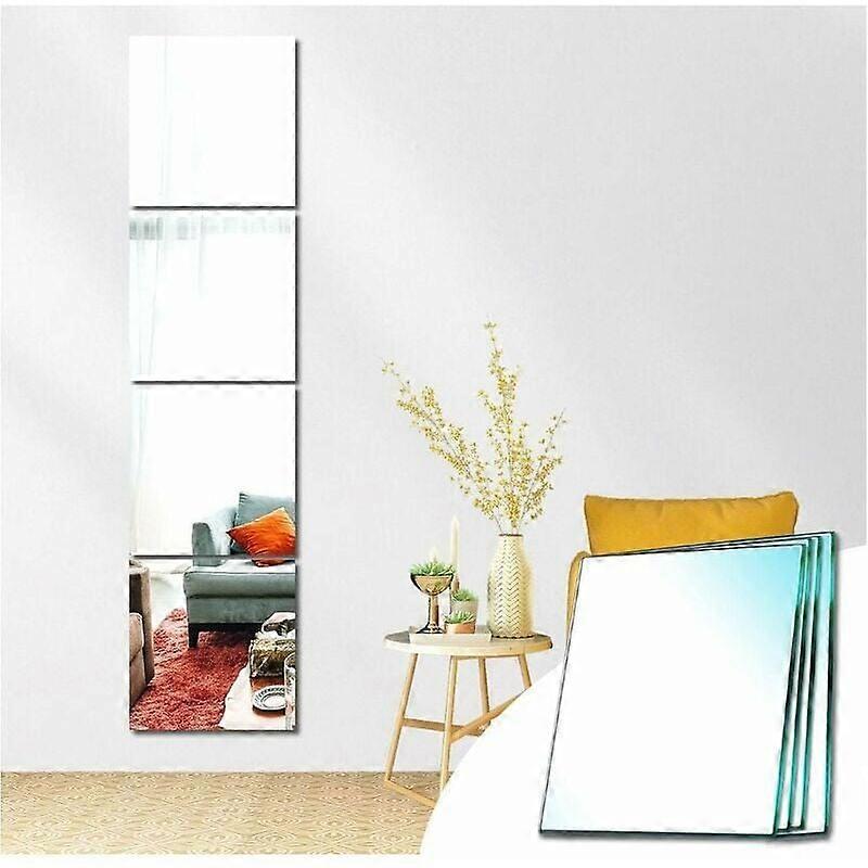 Mirror Sticker, Rectangular, Decorative
