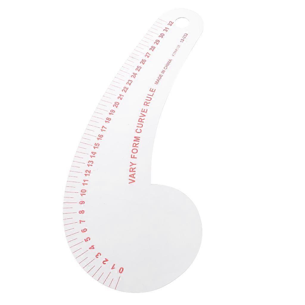 Creative 12.2"Long Comma Shaped Ruler Measure Sewing Tool