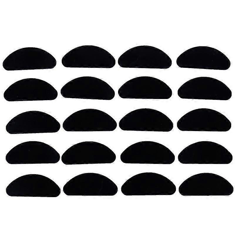 20pcs/lot γυαλιά μύτη μαξιλάρια συγκολλητικά μαξιλάρια μύτη σιλικόνης αντιολισθητικά λευκά λεπτά nosepads για γυαλιά γυαλιά γυαλιά