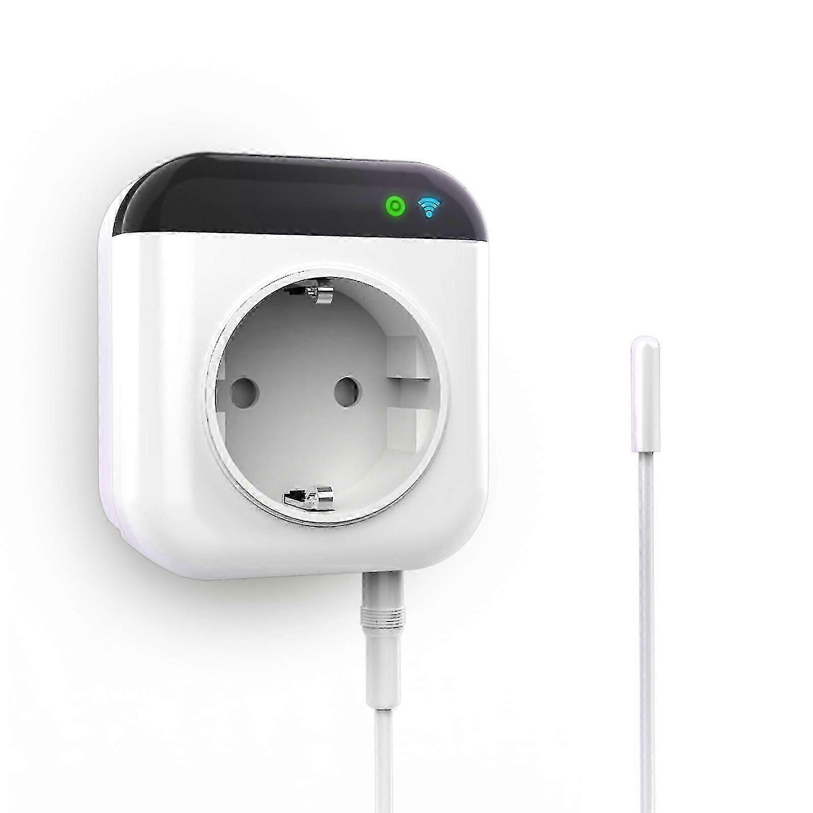 Smart Wifi Termostat Programmerbart Eluttag Med App Fjärrkontroll Trådlös Elektrisk Plug_Special Gåva