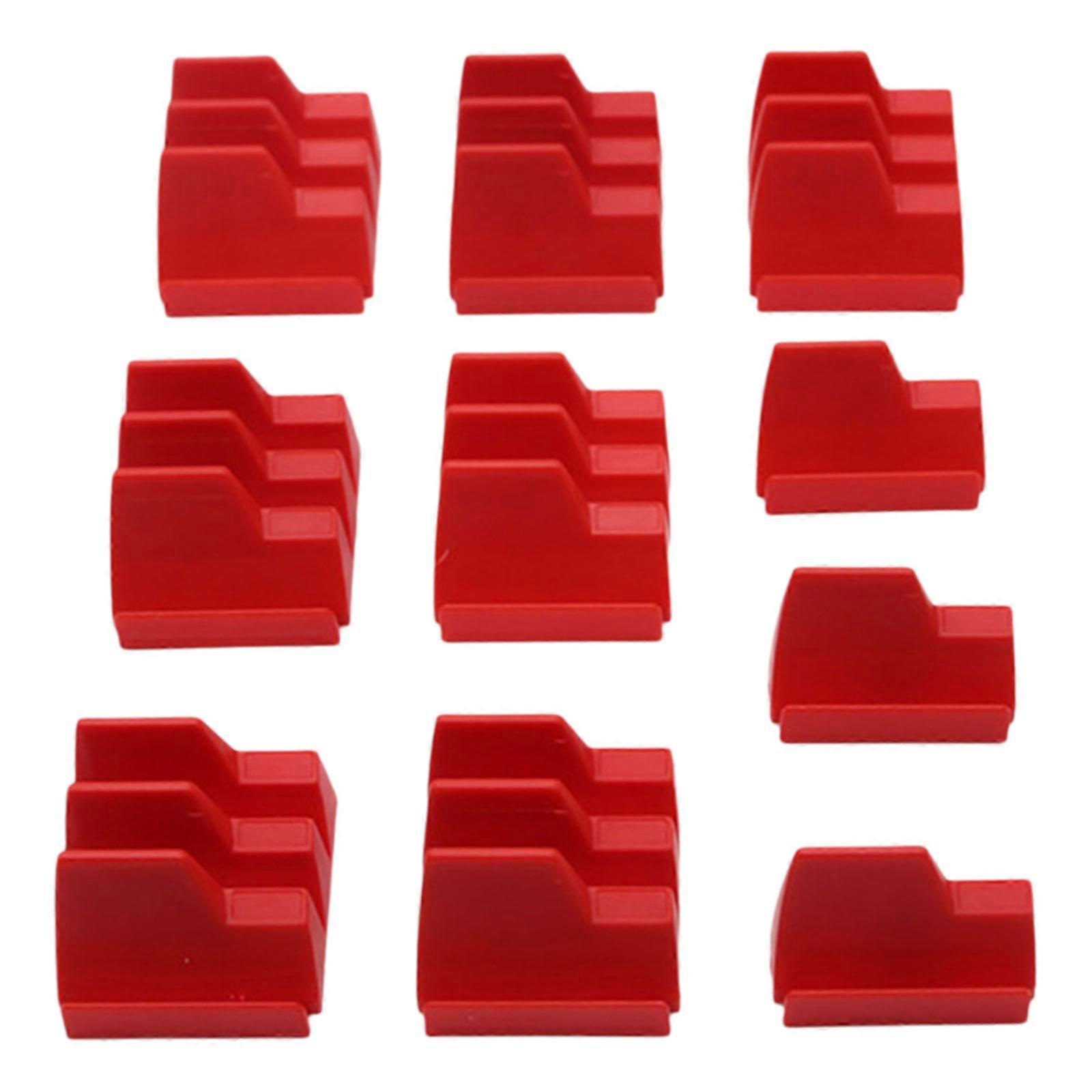 Wrench Rack Organizers Small  Designs Wrench Holder Rack Wrench Drawer Storage Steel Storage for Efficient Tool Storage  Red