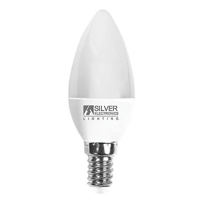 LED Bulb - SILVER ELECTRONICS - VELA E14 - 6W - 3000K - Warm White - Flame