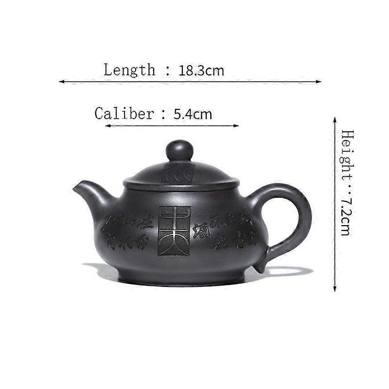 220ml Original Ore Yellow Handmade Purple Clay Teapot, Panhu Teapot, Brewing Tea Pot, Kung Fu Tea Set