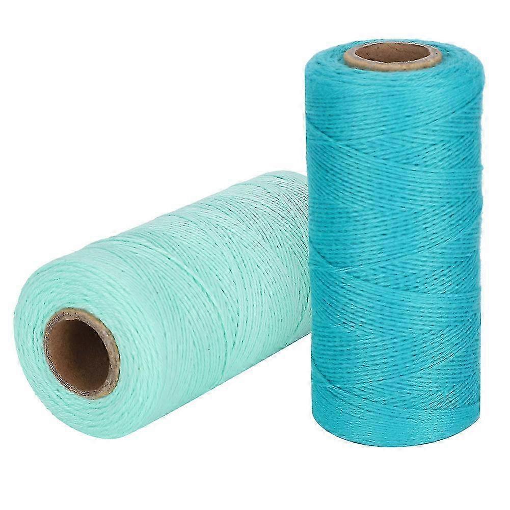 2 ρόλοι 8/4 νήμα στημονιού καθαρό βαμβακερό νήμα ραψίματος χέρι για το πλέξιμο Tatting ταπετσαριών ταπήτων χειροτεχνία