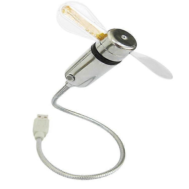 USB fan with temperature display, 41.2cm