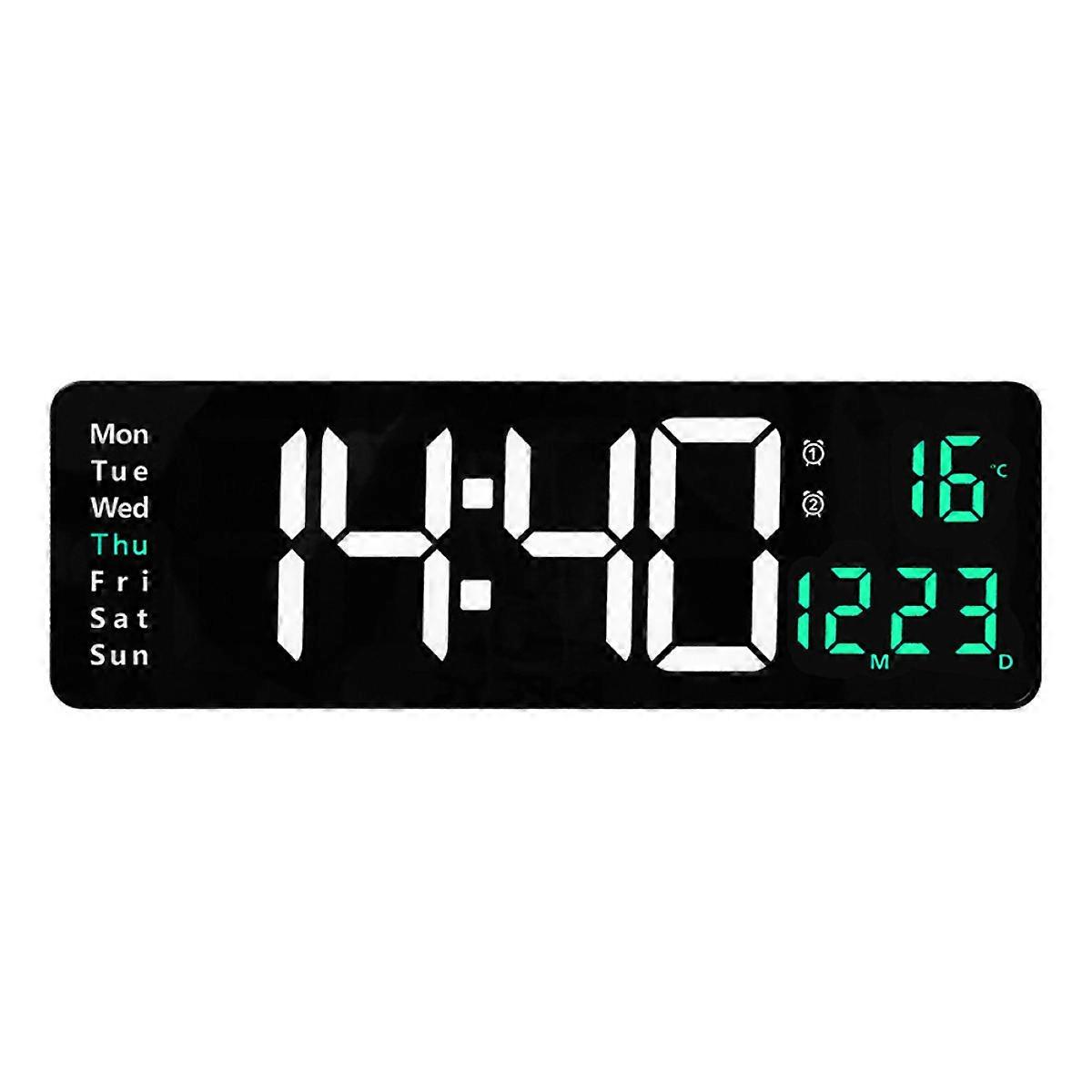 Time Master: Bluetooth Time Synchronization Clock, Large Digital Display with Automatic Dst Adjustment, Remote Control Operation, Memory Backup for