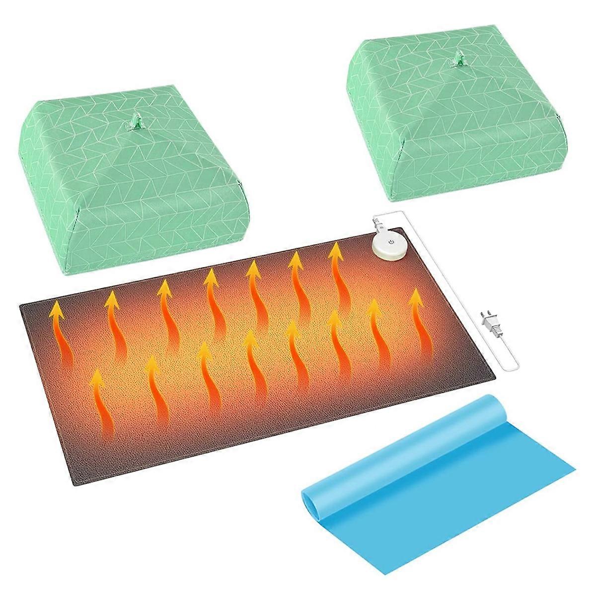حصيرة تسخين الراتنج مع غطاء ومؤقت راتنجات الايبوكسي آلة معالجة حصيرة تجفيف الراتنج مع غطاء ومؤقت قابس الاتحاد الأوروبي
