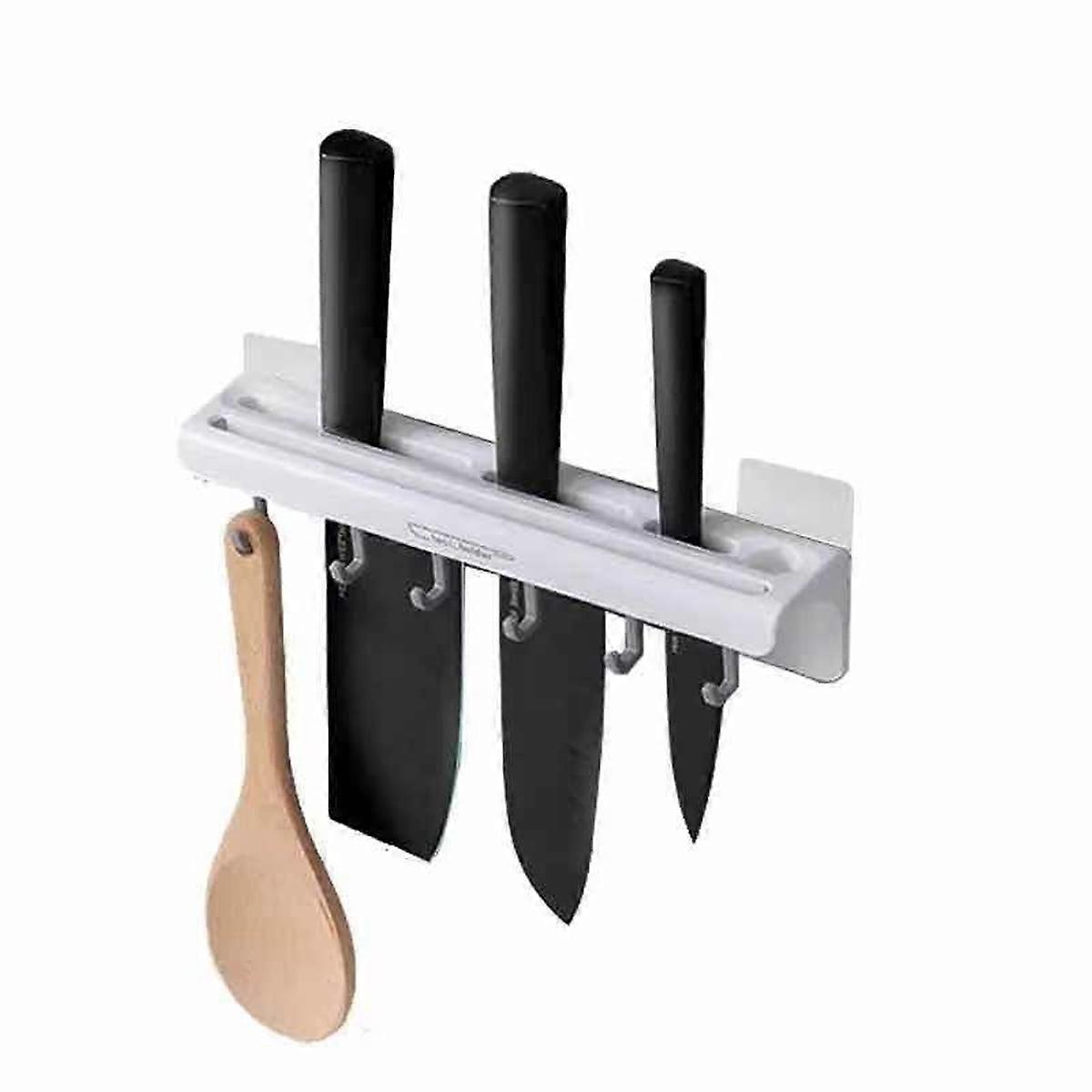 Stylish Magnetic Knife Rack Space-Saving Wall Organizer