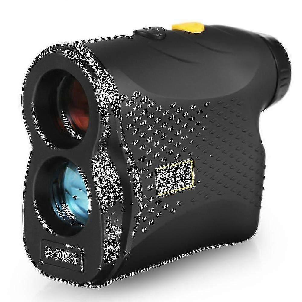 500m / 600m / 900mゴルフ距離計距離計スピードテスターレンジファインダーデジタルハンティング測定単眼望遠鏡(500m、黒)