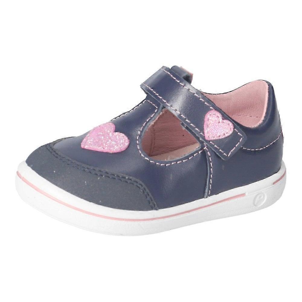 Kids Ricosta Odile Tbar Shoe With Unicorn In Nautic