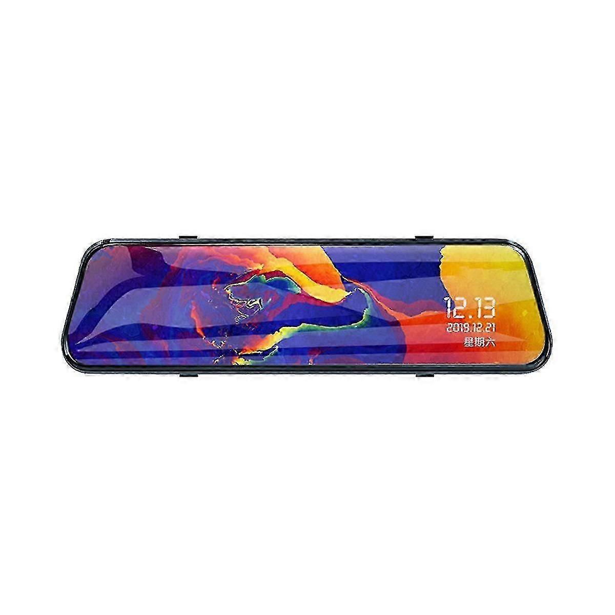 9.66inch 1080p Dual Lens Touchable Screen Car Recorder With Back-up Camera Function Hd Night Vision