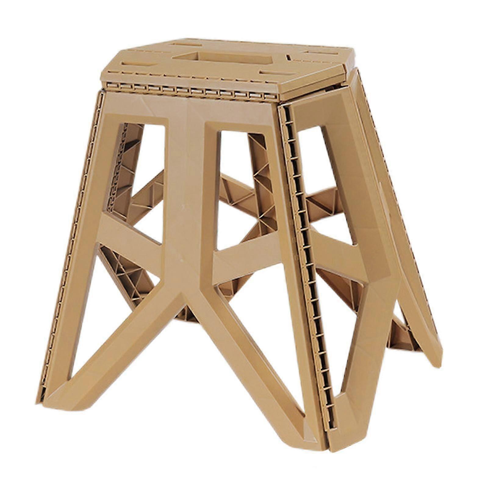 Portable Folding Stool Camping Chair Garden Lazy Resting Stools Plastic