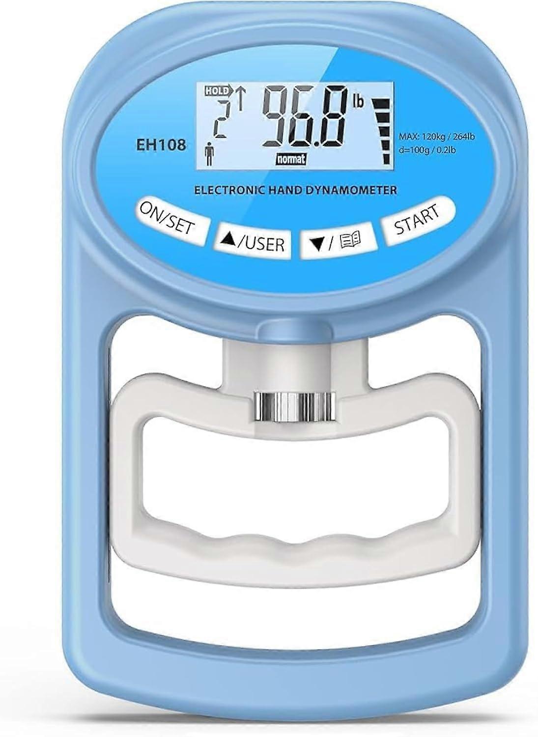 Hand Dynamometer Grip Strength Trainer - Electronic Hand Grip Strength Tester Grip Strengthener Hand Exerciser