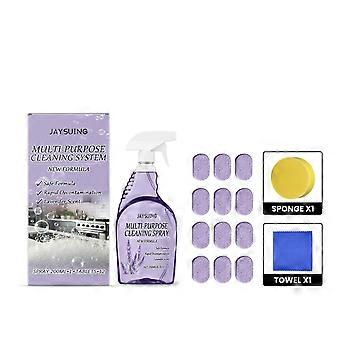 El spray limpiador multiusos es una solución integrada para todo tipo de manchas. Es un limpiador multisuperficies adecuado para familias, cocinas y baños.