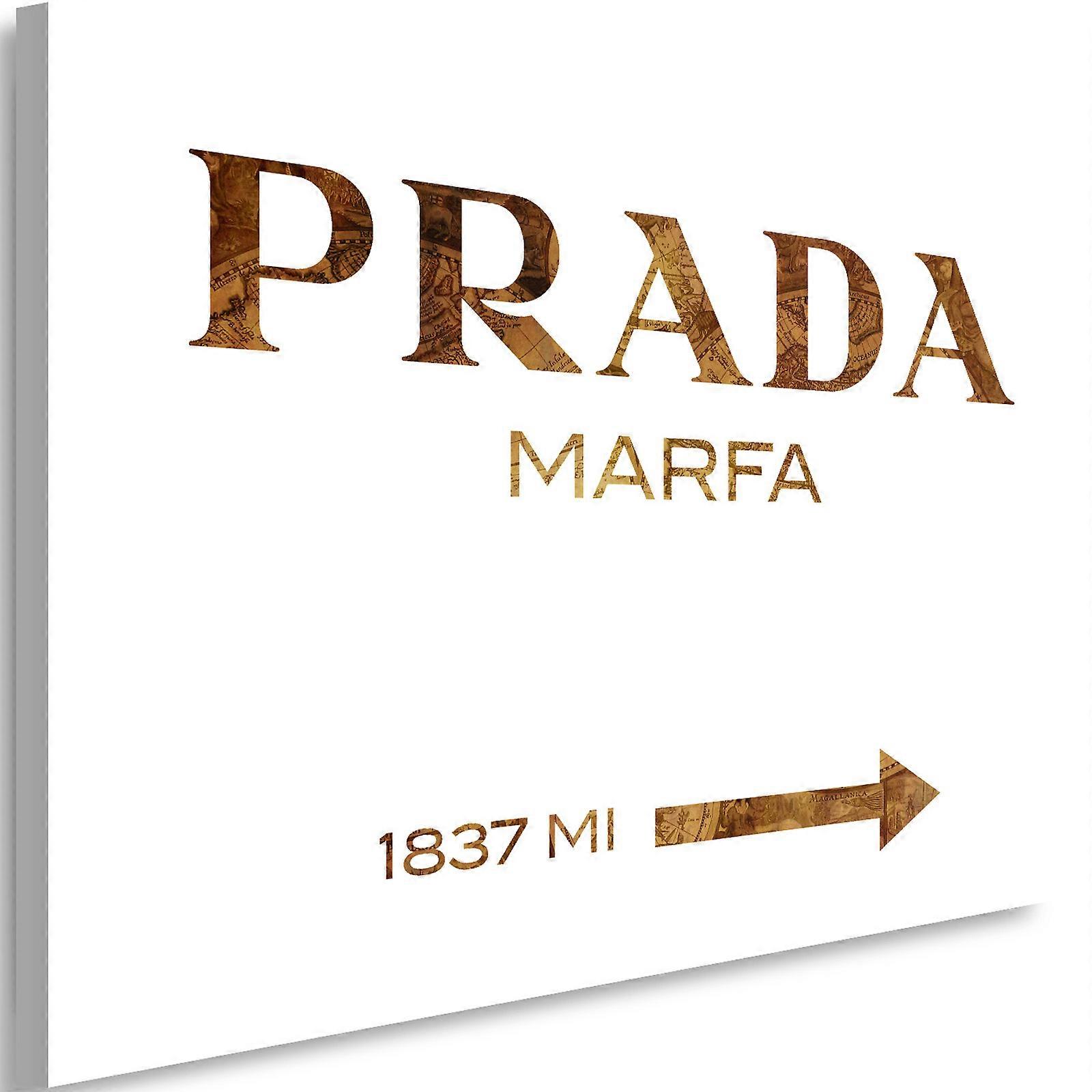 Lienzo, Con subtítulos Marrón - 100x70