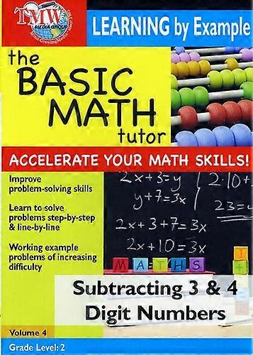 Basic Math Tutor Scăderea numerelor de 3 și 4 cifre [DVD REGION:1 SUA] SUA import