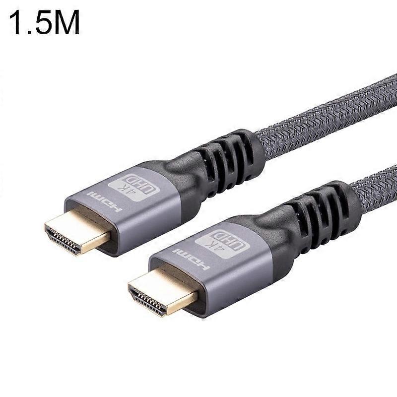 HDMI 2.0 samec na HDMI 2.0 samec 4K Ultra-HD opletený adaptérový kabel, délka kabelu: 1,5 m