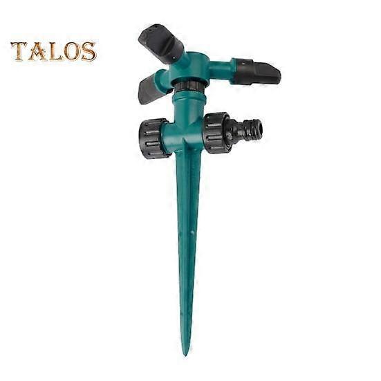 360-Degree Rotating Lawn Sprinkler with Stake Large Area Coverage Garden Watering System Adjustable Patio Sprinkler