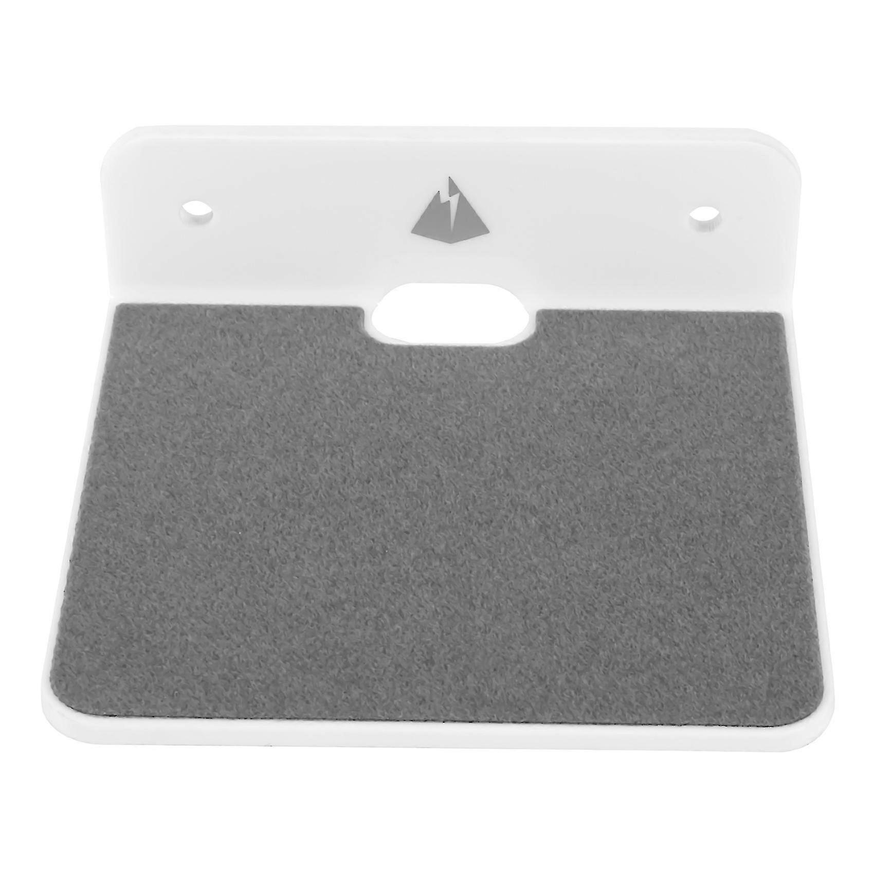 Small Wall-Mounted Speaker Stand for Bluetooth Cell Phone Toys and Display Shelf in White Color