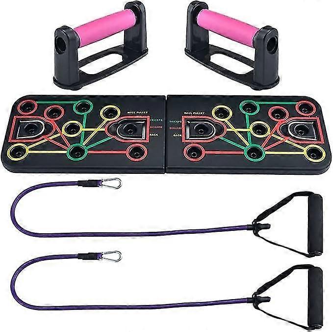 Push-up Board Stand - Drawstring Folding Training Board for Comprehensive Fitness