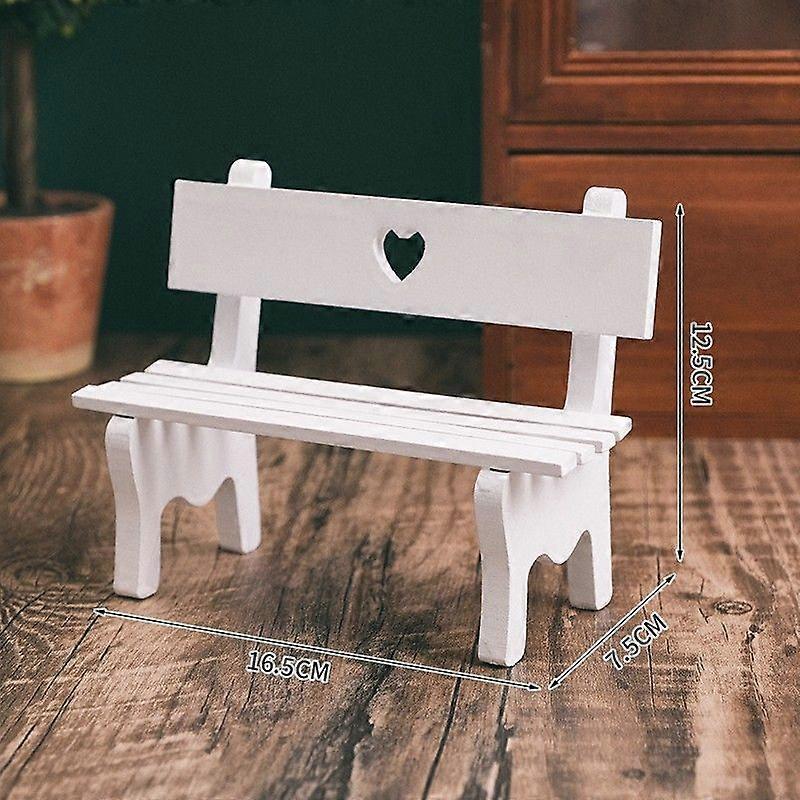 مصغرة خشبية حديقة مقاعد البدلاء الزخرفية صور الدعائم