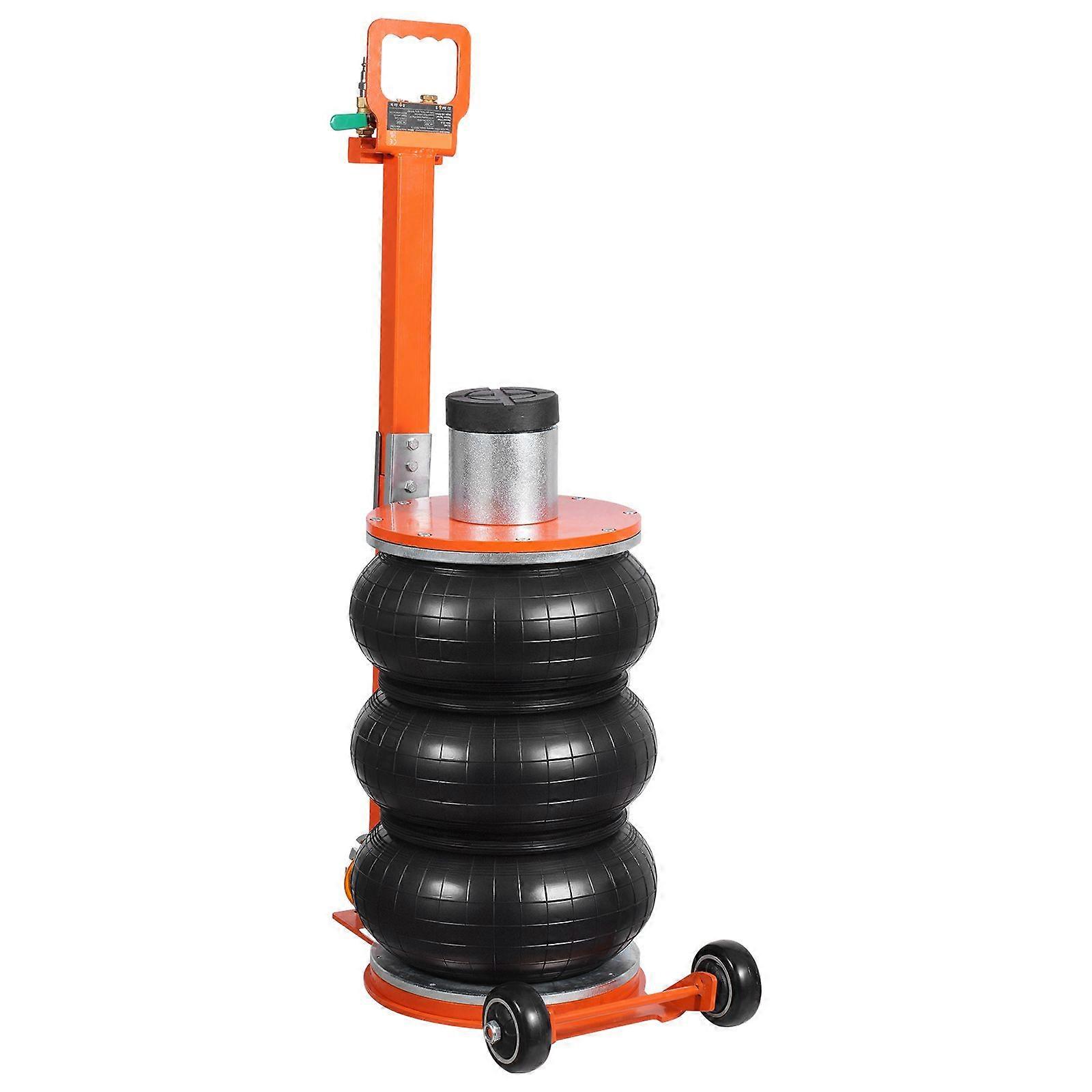 Macaco de Ar, 5 Ton/11000 lbs, 4-10 S Macaco de Elevação Pneumático com Coluna Elevada e Alça Ajustável, Macaco com Almofada de Borracha Grossa