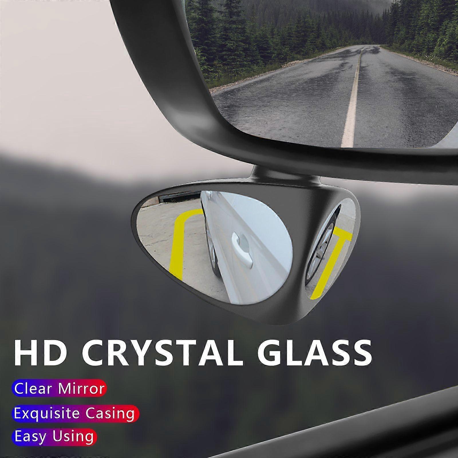 360 Rotatable 2 Sides Car Blind Spot Mirror Automobile Rear View Parking Mirror
