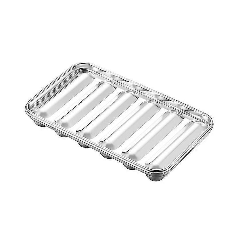 Hot Dog Form, 6-fach-304 Edelstahl Wurstform