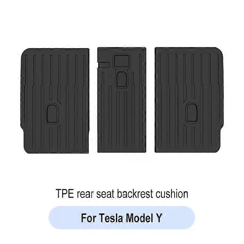 For Tesla Model Y/3 Highland 2024 Front and Back Trunk Mat TPE Carpet Waterproof Weather-resistant Pads Up and Down Layer Mats