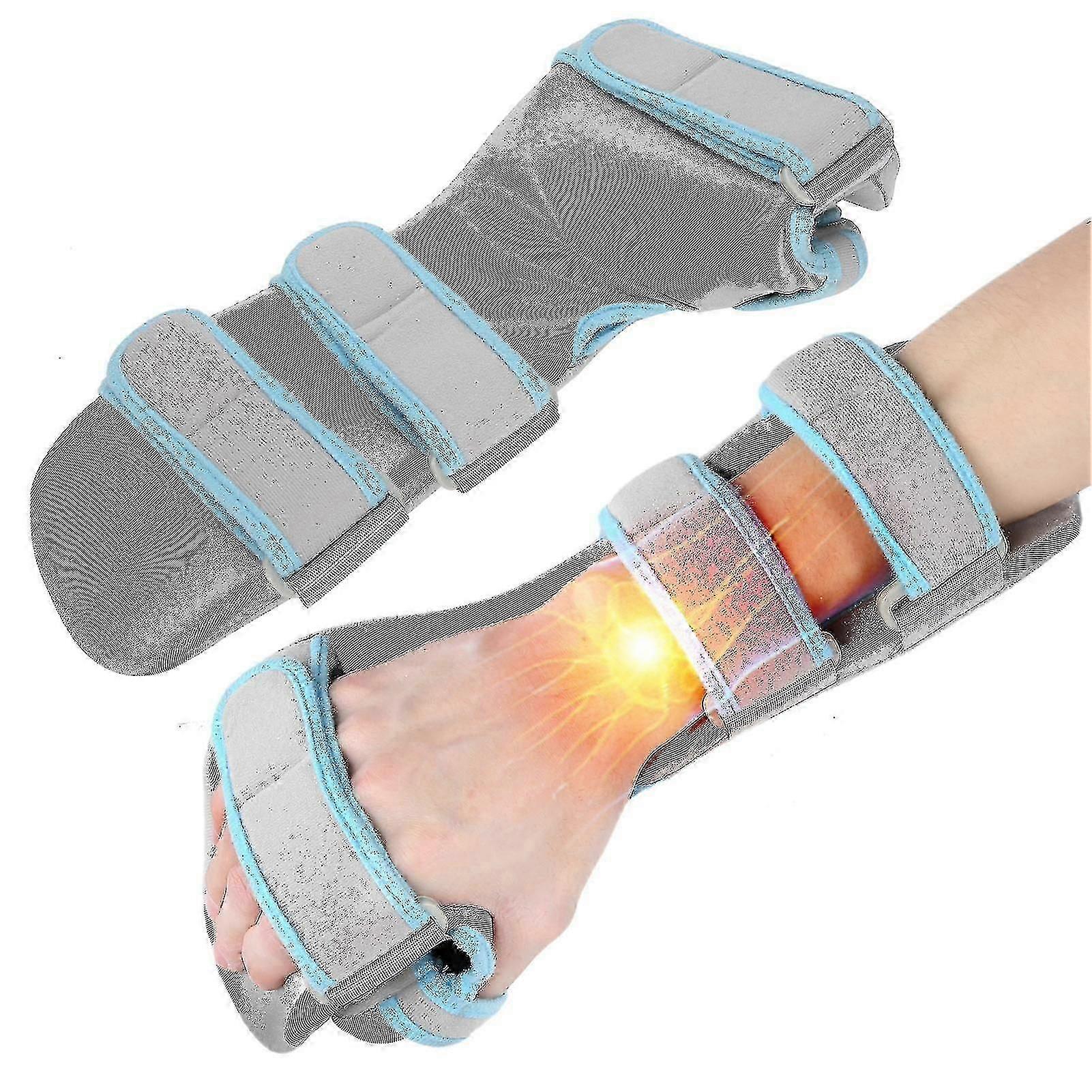 Adjustable Wrist Brace for Carpal Tunnel – Breathable Splint with ABS Support Plate for Sprains, Arthritis & Post-Surgery Recovery_MM2
