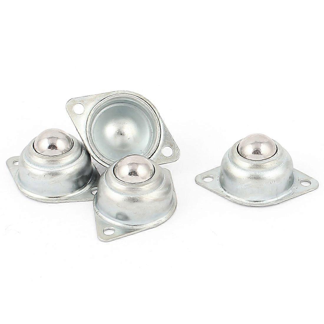 IIVVERR 4PCS 15mm 直径球形金属传输轴承单元输送辊