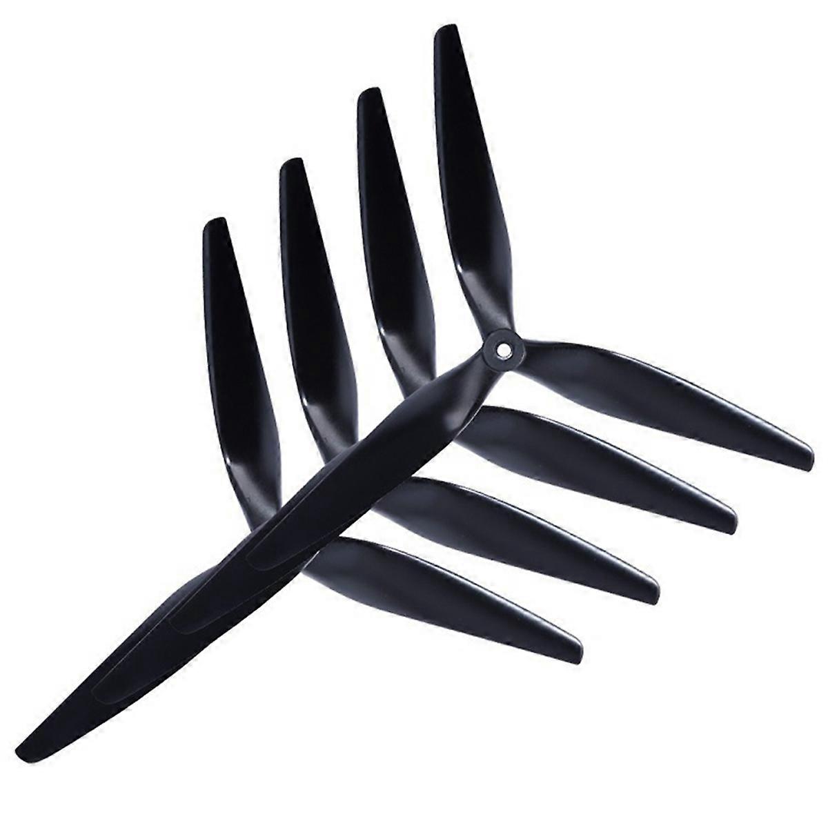 10X5X3 10inch 3 μαύρη έλικα άνθρακα λεπίδων ενισχυμένη νάυλον