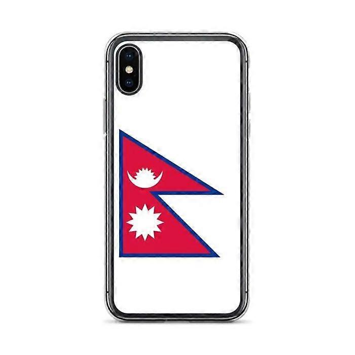 Nepal Flag Phone Case - iPhone X