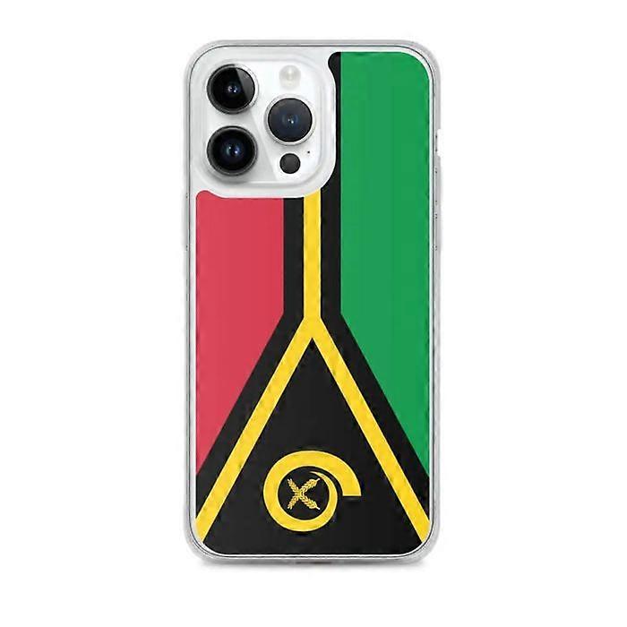iPhone Case - Vanuatu - Flag - Soft - Multicolor - Compatible with iPhone 14 Pro Max