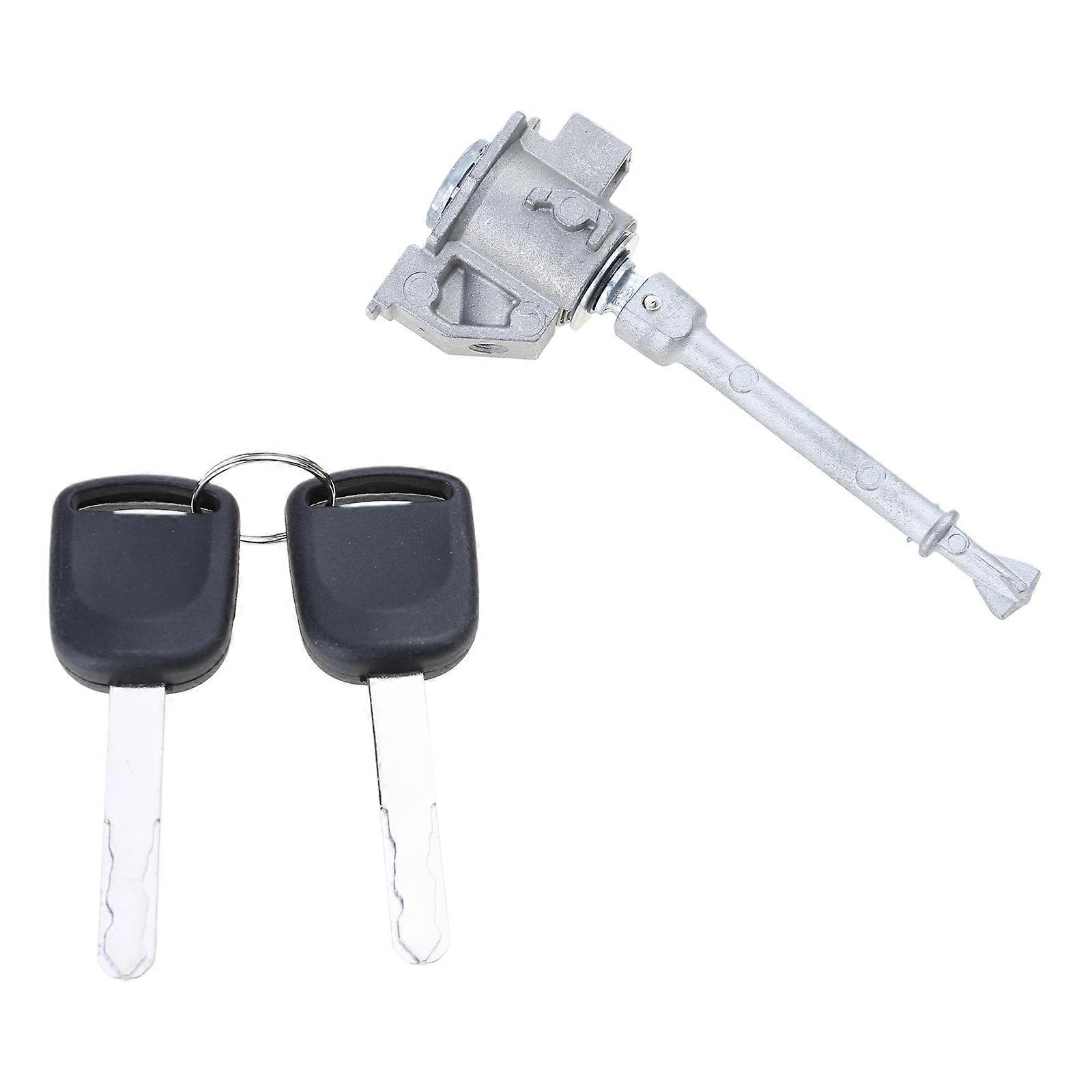 High Security Front Left Door Lock Cylinder with 2 Keys Easy Installation Replaces 04921-TBA-A Designed for Vehicles Multicolor