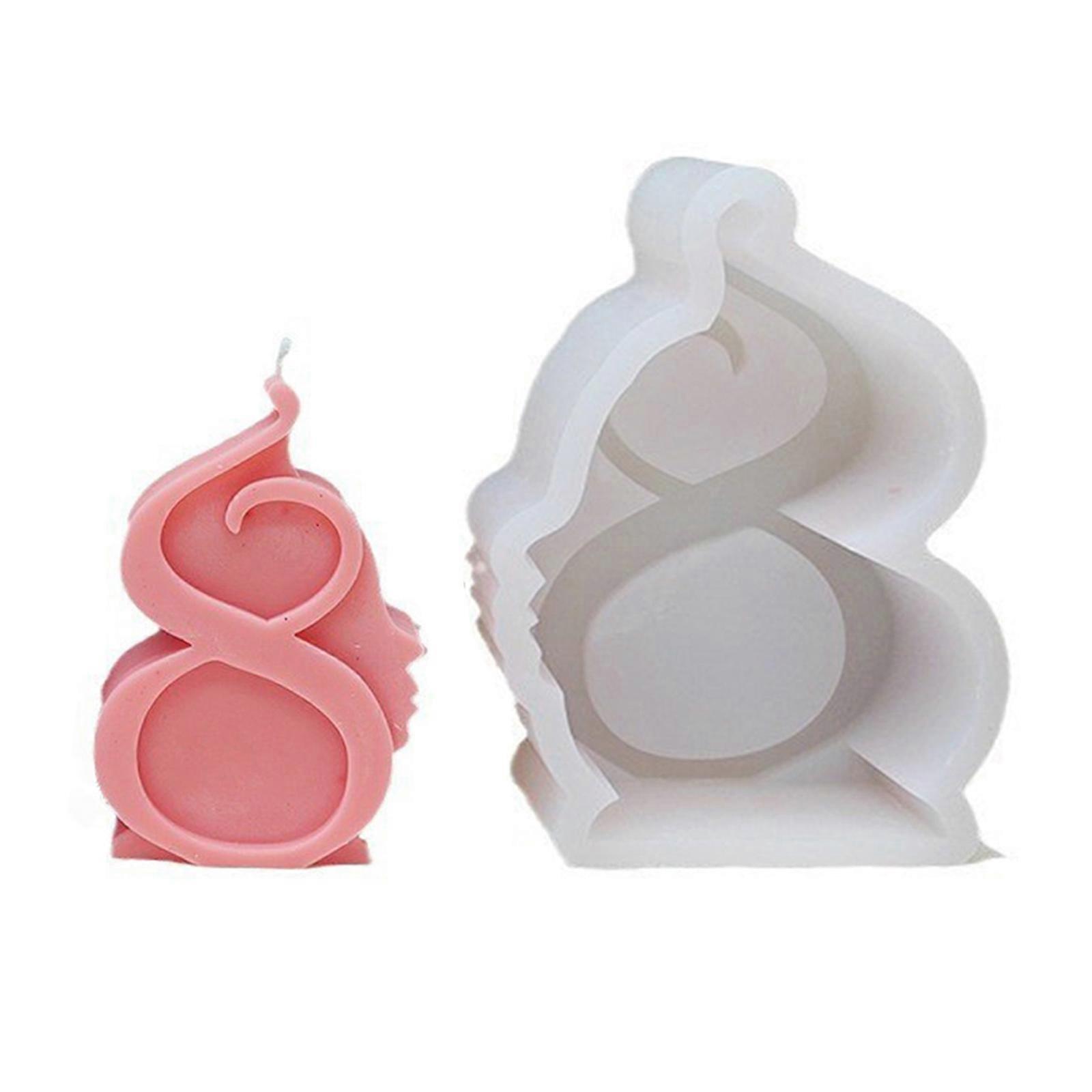3D Face Silicones Mould Scented Candle Molds Baking Molds Epoxy Resin Molds Casting Mould for Chocolate Cake Decorations