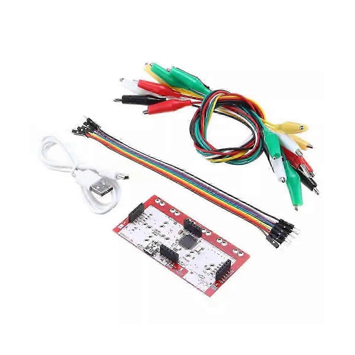 Electronics Starter Kit with Alligator Clip Jumper Wires & Controller Board for Kids STEM Projects